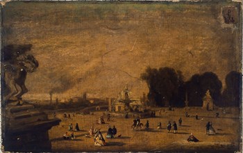 View of Place de la Concorde, current 8th arrondissement, between 1804 and 1858.