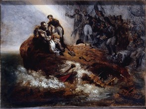 Apotheosis of Napoleon. Napoleon on the rock of Saint Helena, between 1821 and 1863.