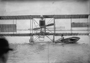 Anthony Jannus, Flights And Tests of Rex Smith Plane Flown By Jannus - Flights of Plane, 1912. Early aviation, USA.