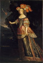 Portrait of Madeleine Fare Le Tellier, Duchess of Aumont (1646-1668), c1660.