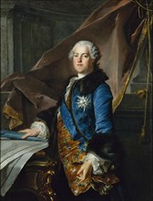 Portrait of Abel Poisson, Marquis de Marigny (1727-1781), superintendent of the King's buildings, c1755.