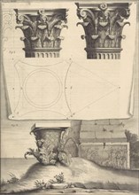 Les dix livres d'Architecture de Vitruve, corrigez et traduits nouvellement en François, avec notes & de figures, 1684.