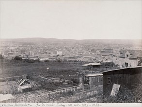 Panorama. - Montmartre seen from the Debray windmill, north side, 1887. 18th arrondissement, Paris.