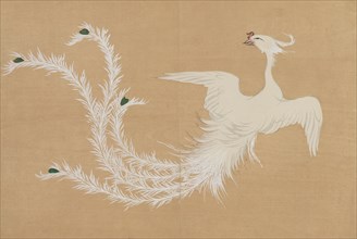 White Phoenix (Hakuho). From the series "A World of Things (Momoyogusa)", 1909-1910. Private Collection.