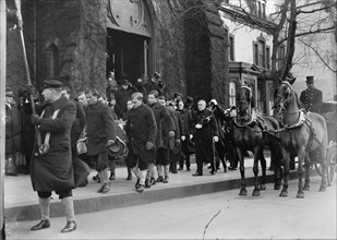 All Soul's Church, Unitarian, 14th And L Streets, N.W. - Funeral of Admiral Robley D. Evans, 1916.