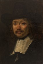 Etude d'homme [Les Syndics], copie d'après Rembrandt, between 1848 and 1855.