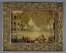 Le Banquet des dames dans la salle de spectacle des Tuileries (bals de 1835), 1835.