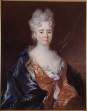 Portrait of Anne-Thérèse de Marguenat de Courcelles, Marquise de Lambert (1647-1733), c1710.