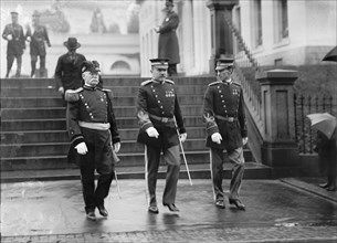 New Year's Reception At White House - Gen. George H. Torney; Col. Frank Mcintyre; Maj. Shelton, 1911.