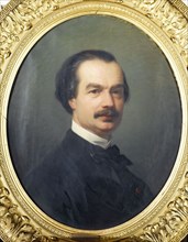 Portrait of Auguste Maquet (1813-1888), writer, collaborator of Alexandre Dumas, 1867.