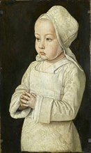 Suzanne de Bourbon (1491-1521), Duchess of Bourbon and Auvergne, ca 1493. Creator: Master of Moulins, (Jean Hey) (ca. 1475-ca. 1505).