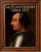 Portrait of the Duke Federico da Montefeltro (1422-1482) , 1556. Creator: Dell'Altissimo, Cristofano (1525-1605).