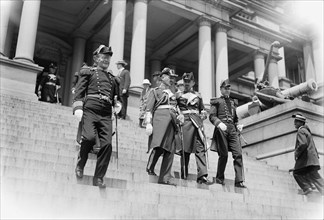 German Squadron Visit To U.S. German officers At Navy Dept., June 5. 1912. Creator: Harris & Ewing.