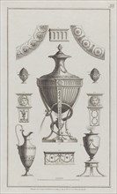 Vases and Ornament Designs, nos. 200-208 ("Designs for Various Ornaments," pl. 38), February 29, 1782.