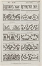 Panels of Ornament, nos. CCCLXXIII-CCLXXXIV ("Designs for Various Ornaments," pl. 58), April 29, 1791.