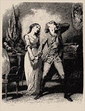 Illustration for Das Leiden des jungen Werthers (The Sorrows Of Young Werther), by Goethe, 1844. Private Collection.