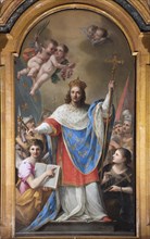 Saint Louis IX of France between History and Faith, 1677-1679. Creator: Bricci, Plautilla (1616-1705).
