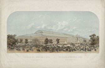 The 1855 Exposition Universelle in Paris (Exposition Universelle de 1855), 1855. Creator: Guesdon, Alfred (1808-1876).