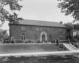 Large, brick residence at 4050 Mt. View Blvd., Denver, Colorado, designed by..., c1903 - 1923. Creator: Roy C. Hyskell.