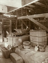 Drummond Mill, store, and cabin, Lee Mont vicinity, Accomac County, Virginia, between c1930 and 1939.