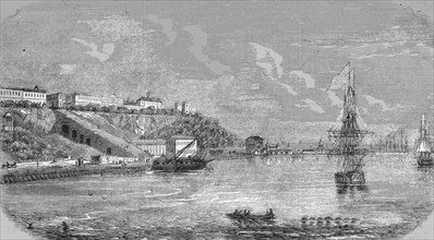 'View of Odessa; taken from the Commercial Quay', 1854. Creator: Unknown.