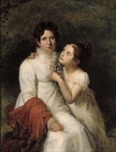 Portrait de Madame Bauquin Du Boulay et de sa nièce Mademoiselle Bauquin de La Souche, c1810-1815.
