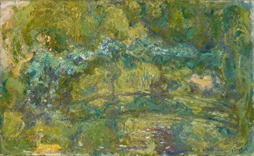 La passerelle sur le bassin aux nymphéas (The Footbridge over the Water-Lily Pond), 1919. Creator: Monet, Claude (1840-1926).