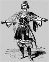 'Caucasian Prince in Military costume (Christian)', 1854. Creator: Unknown.