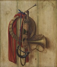 Trompe l'Oeil with Christian V's equipment for Riding to Hounds, 1671. Creator: Gijsbrechts, Cornelis Norbertus (before 1657-after 1675).