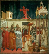 Institution of the Crib at Greccio (from Legend of Saint Francis), 1295-1300. Creator: Giotto di Bondone (1266-1377).