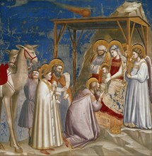 The Adoration of the Magi (From the cycles of The Life of Christ), 1304-1306. Creator: Giotto di Bondone (1266-1377).