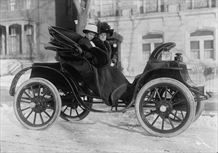 Mrs. William E. Borah with Mrs. T.T. Asbury In Auto, 1912. Creator: Harris & Ewing.
