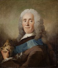 Portrait of Johan Ludvig von Holstein (1694-1763), Danish Minister of state, before 1757. Creator: Pilo, Carl Gustaf (1711-1793).