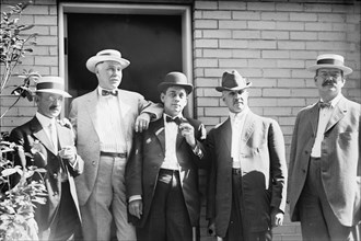 Democratic National Convention - William Moore; Thomas E. Taggart; Rep. Korbley..., 1912. Creator: Harris & Ewing.
