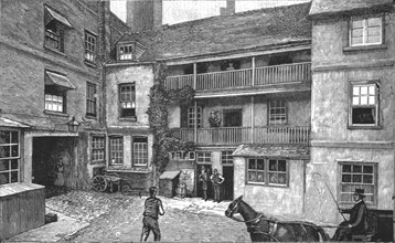 ''The Old Garter Inn at Windsor; recently pulled down', 1890. Creator: Unknown.
