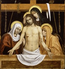The Lamentation over Christ with the three Marys (Polittico di san Bartolomeo), 1515-1520. Creator: Bergognone, Ambrogio (1453-1523).