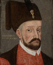 Portrait of Stephan Báthory (1533-1586), King of Poland and Grand Duke of Lithuania, c. 1580. Creator: Anonymous.