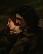 Lovers in the Countryside (Les Amants dans la campagne), 1844. Creator: Courbet, Gustave (1819-1877).
