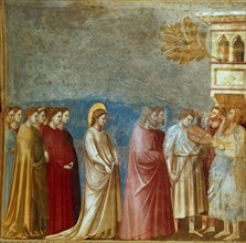 Wedding Procession (From the cycles of The Life of the Blessed Virgin Mary), 1304-1306. Creator: Giotto di Bondone (1266-1377).