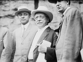 Democratic National Convention - George Horning of D.C. And Samuel Gompers, 1912. Creator: Harris & Ewing.