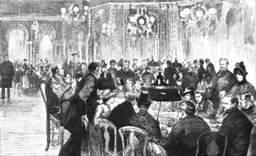 'A Visit to Monte Carlo, The Interior of the Gambling Saloon', 1886.  Creator: Unknown.