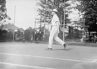 Lee McClung - Treasurer of The U.S. Playing Tennis, 1911. Creator: Harris & Ewing.