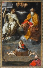 The Trinity with the Madonna of Loreto and the donator cardinal Antonio Maria Gallo, 1603-1604. Creator: Reni, Guido (1575-1642).