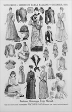 Fashion gleanings from abroad, 1889. Creator: Unknown.
