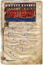 Livre I des annales (1295-1532), Les portraits des capitouls de l'année 1352-1353), 1352-1353. Creator: Anonymous.