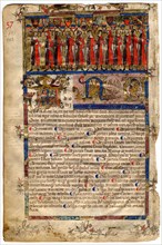 Livre I des annales (1295-1532), Les portraits des capitouls de l'année 1353-1354, 1353-1354. Creator: Anonymous.