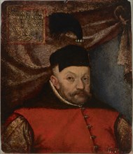 Portrait of Stephan Báthory (1533-1586), King of Poland and Grand Duke of..., 2nd half of 16th cen. Creator: Kober, Martin (1550-1609).