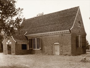 Yeocomico Church, Cople Parish, Hague vicinity, Westmoreland County, Virginia, c1930 - 1939. Creator: Frances Benjamin Johnston.