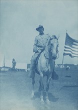 Colonel Roosevelt, Rough Riders, Montauk Point, New York, 1898. Creator: Frances Benjamin Johnston.