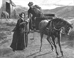 'The Mayor of Casterbridge, by Thomas Hardy. She has gone on with Mr Henchard, you say', 1886.   Creator: Robert Barnes.